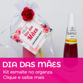 Esmalte personalizado dia das mães