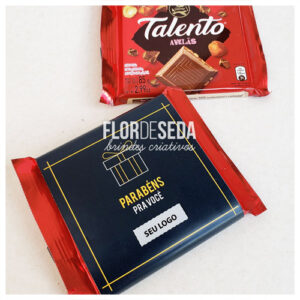 Aniversário Funcionário Chocolate Talento Grande Personalizado