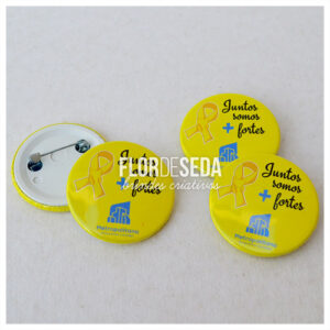 Brinde Setembro Amarelo Botton personalizado