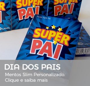 Dia dos Pais - Mentos Slim personalizado