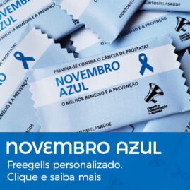 Brinde Novembro Azul Freegells Personalizado