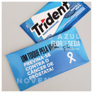 Brinde Novembro Azul Trident Personalizado (arte cliente)