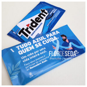 Brinde Novembro Azul Trident Personalizado (arte cliente)