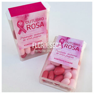 Brinde Outubro Rosa Tic Tac personalizado